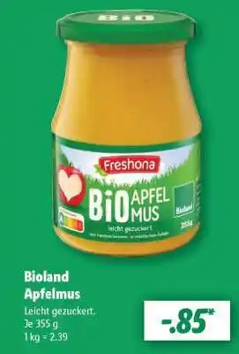 Lidl Bioland Apfelmus Angebot