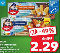 Kaufland IGLO Fischstäbchen Angebot