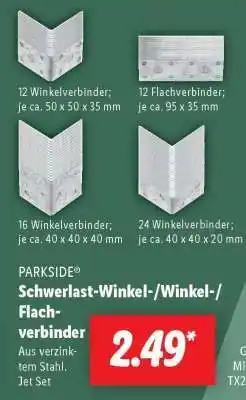 Lidl PARKSIDE Schwerlast-Winkel-/Winkel-/Flachverbinder Angebot