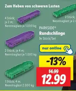 Lidl PARKSIDE Rundschlinge Angebot