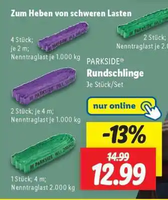 Lidl PARKSIDE Rundschlinge Angebot