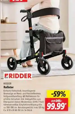 Lidl RIDDER Rollator Angebot