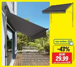 Lidl LIVARNO home Klemmmarkise Angebot