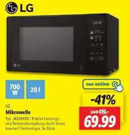Lidl LG Mikrowelle Angebot