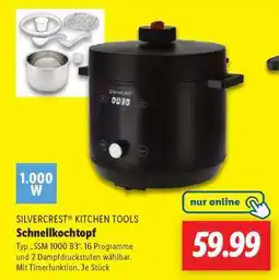 Lidl SILVERCREST KITCHEN TOOLS Schnellkochtopf Angebot