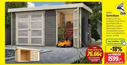 Lidl Karibu Gartenhaus Angebot