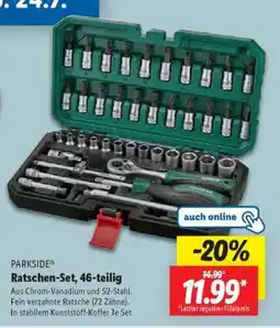 Lidl PARKSIDE Ratschen-Set, 46-teilig Angebot