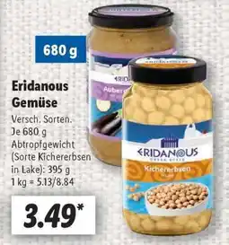 Lidl Eridanous Gemüse Angebot