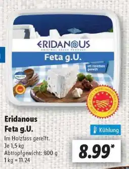 Lidl Eridanous Feta g.U Angebot