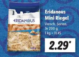 Lidl Eridanous Mini Riegel Angebot