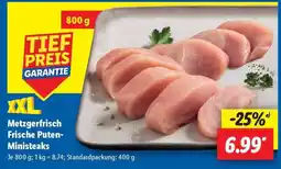 Lidl Metzgerfrisch Frische Puten-Ministeaks Angebot