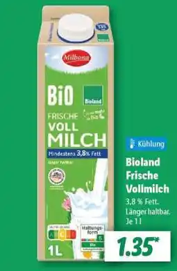 Lidl Bioland Frische Vollmilch Angebot