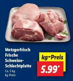 Lidl Metzgerfrisch Frische Schweine-Schlachtplatte Angebot
