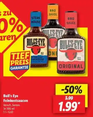 Lidl Bull's Eye Feinkostsaucen Angebot