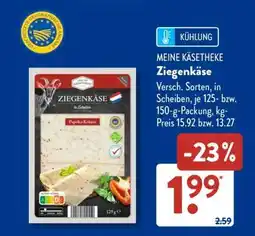 Aldi Süd Ziegenkäse Angebot