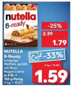 Kaufland nutella B-ready Angebot