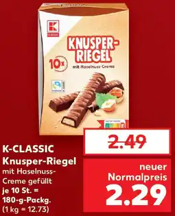 Kaufland K-CLASSIC Knusper-Riegel Angebot