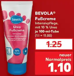 Kaufland BEVOLA Fußcreme Angebot
