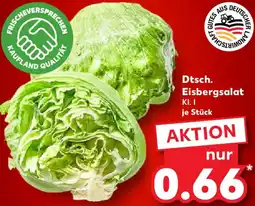 Kaufland Dtsch. Eisbergsalat Angebot