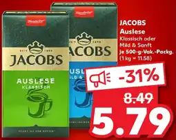 Kaufland JACOBS Auslese Angebot