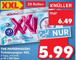 Kaufland THE PAPERMAKERS Toilettenpapier XXL Angebot