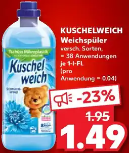 Kaufland KUSCHELWEICH Weichspüler Angebot