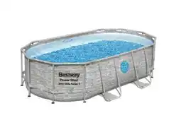 Globus Baumarkt BestWay Power Steel Frame Pool Komplett-Set Angebot