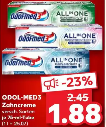 Kaufland ODOL-MED3 Zahncreme Angebot