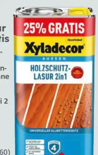 Globus Baumarkt Xyladecor Holzschutzlasur 2in1 Angebot