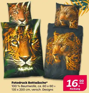 NETTO Fotodruck Bettwäsche Angebot