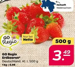 NETTO GO Regio Erdbeeren Angebot