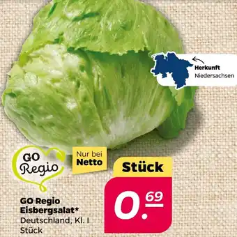 NETTO GO Regio Eisbergsalat Angebot