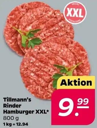 NETTO Tillmann's Rinder Hamburger XXL Angebot