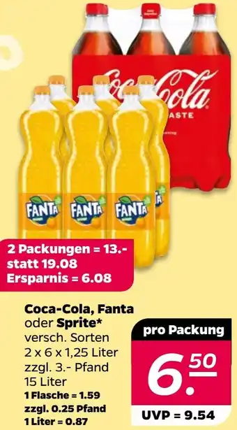 NETTO Coca-Cola, Fanta oder Sprite Angebot