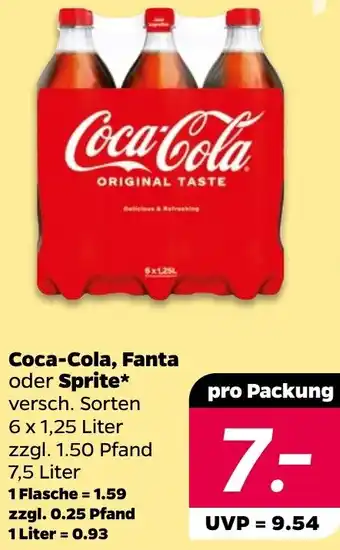 NETTO Coca-Cola, Fanta oder Sprite Angebot