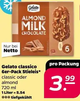 NETTO Gelato classico 6er-Pack Stieleis Angebot