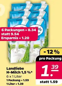 NETTO Landliebe H-Milch 1,5% Angebot
