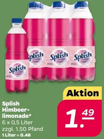 NETTO Splish Himbeerlimonade Angebot