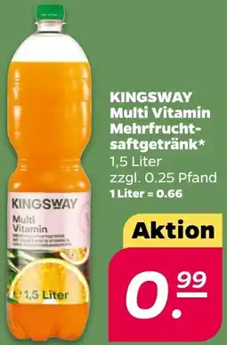NETTO KINGSWAY Multi Vitamin Mehrfruchtsaftgetränk Angebot