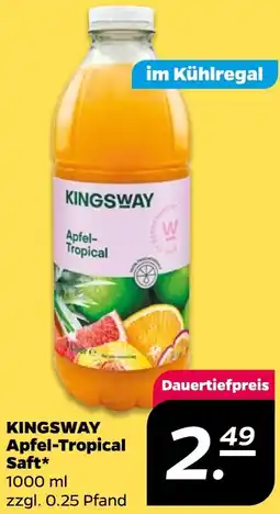 NETTO KINGSWAY Apfel-Tropical Saft Angebot