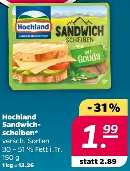 NETTO Hochland Sandwichscheiben Angebot