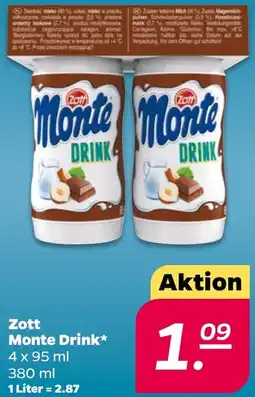 NETTO Zott Monte Drink Angebot