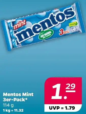 NETTO Mentos Mint 3er-Pack Angebot