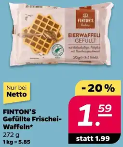 NETTO FINTON'S Gefüllte Frischei Waffeln Angebot