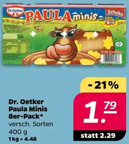 NETTO Dr. Oetker Paula Minis 8er-Pack Angebot