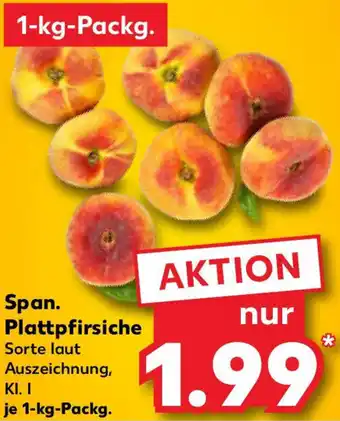 Kaufland Span. Plattpfirsiche Angebot