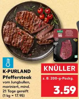Kaufland K-PURLAND Pfeffersteak Angebot