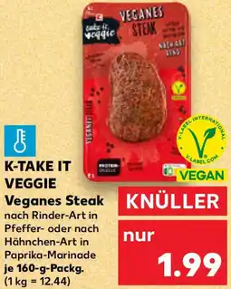 Kaufland K-TAKE IT VEGGIE Veganes Steak Angebot