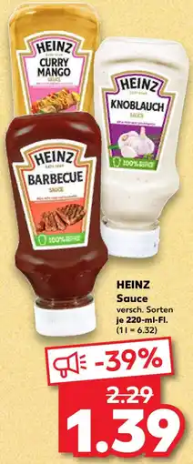 Kaufland HEINZ Sauce Angebot