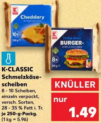 Kaufland K-CLASSIC Schmelzkäsescheiben Angebot